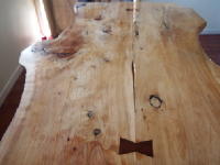 Table with butterfly joint