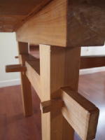 Table made without nails